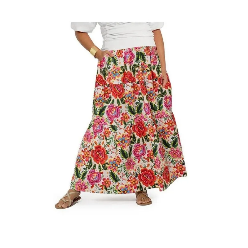 Leota Women's Maxi Evelyn Skirt Red Size 2X sold by Zulily