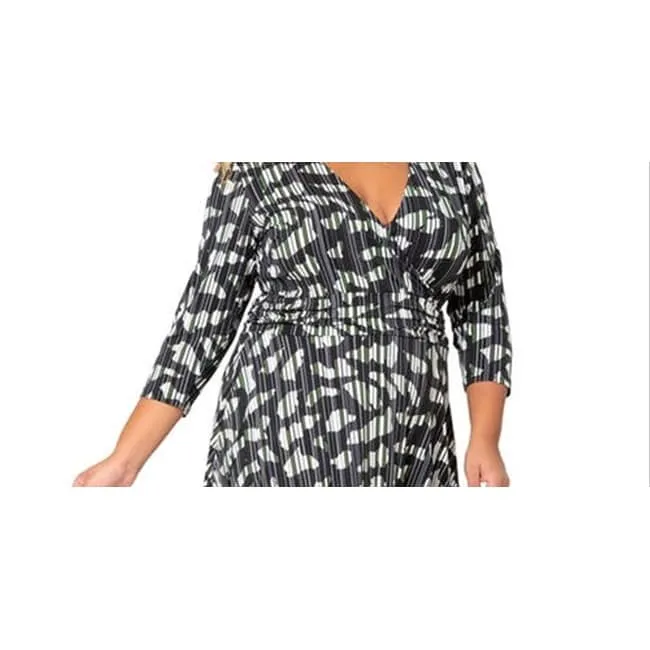 Leota Women's Amiya Midi Dress Black Size 1X sold by Zulily product image thumbnail 2