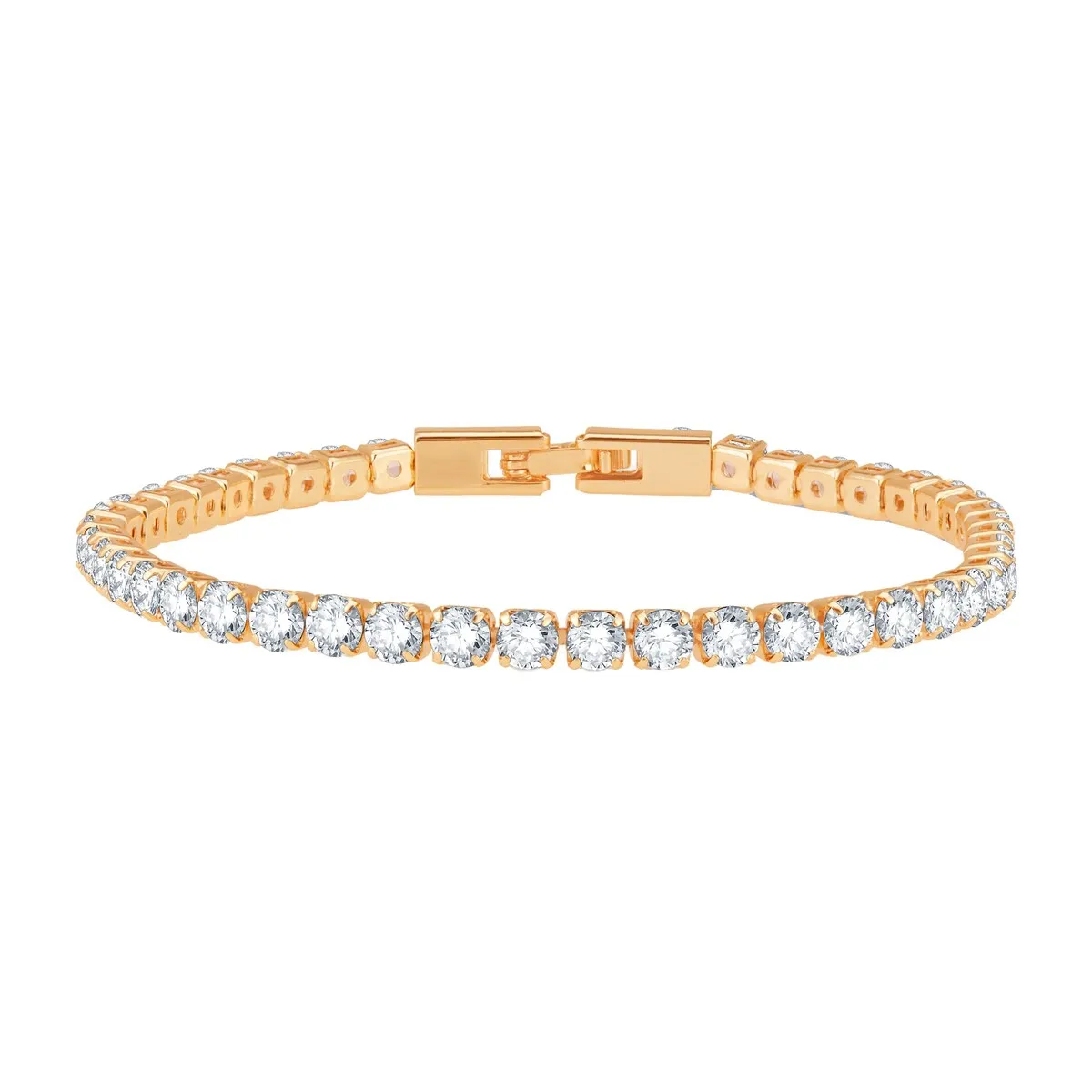 Set of Two Cubic Zirconia Tennis Bracelet sold by Zulily product image thumbnail 2