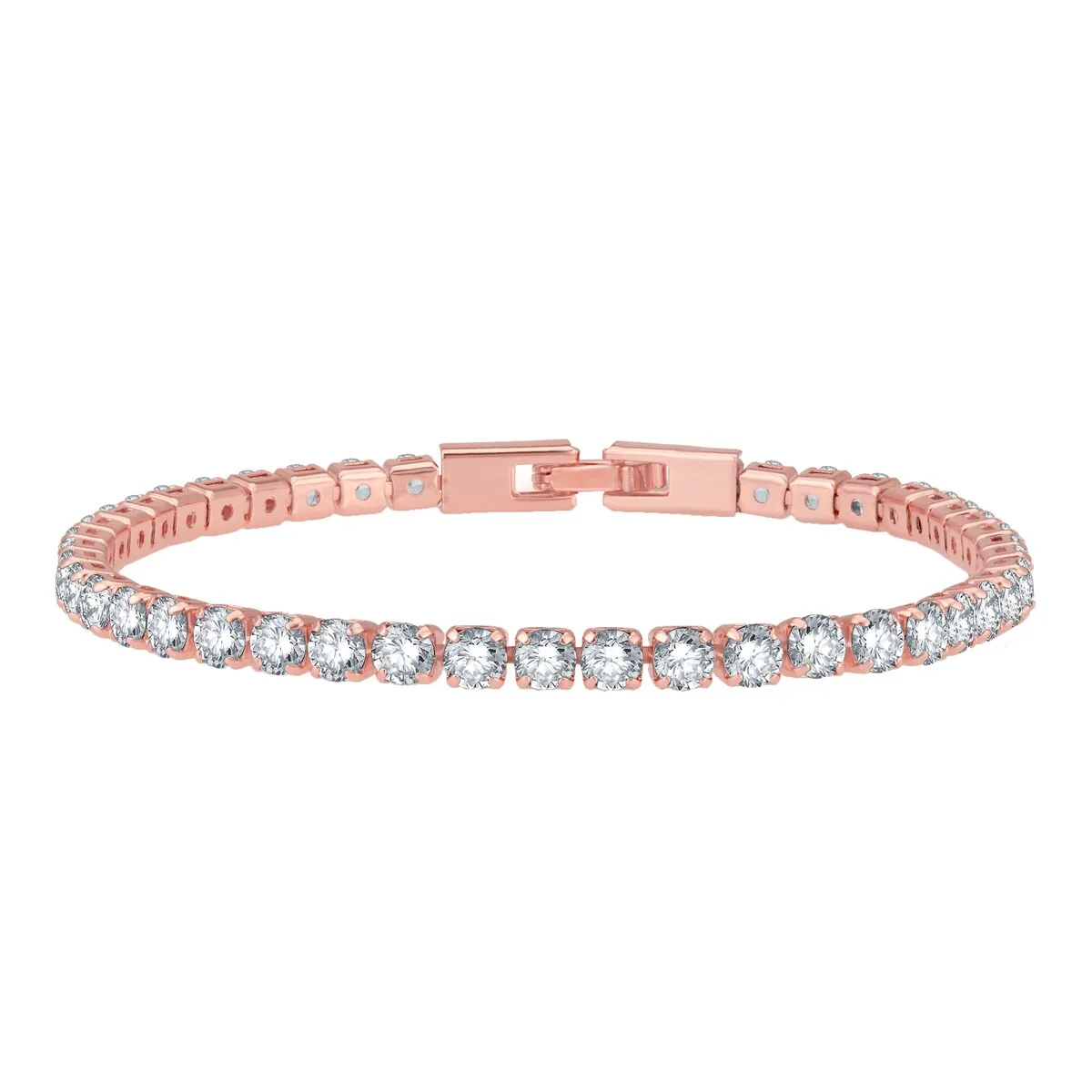 Set of Two Tennis Bracelet with Cubic Zirconia sold by Zulily product image thumbnail 4