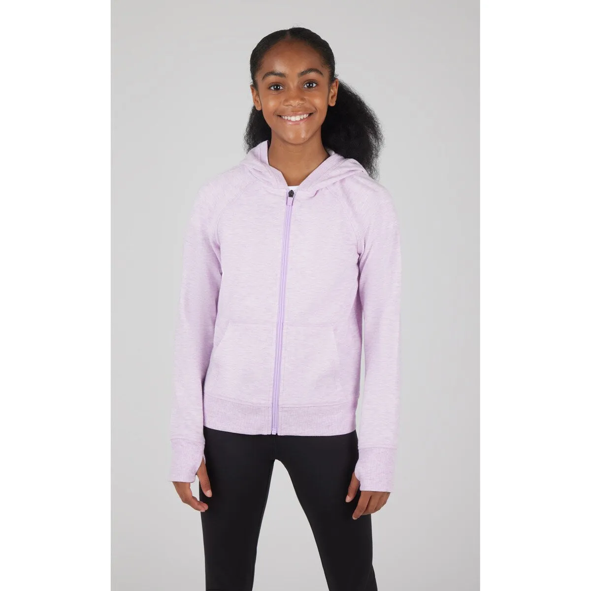 Yogalicious Girls Brushed Inside Hoodie Jacket sold by Zulily