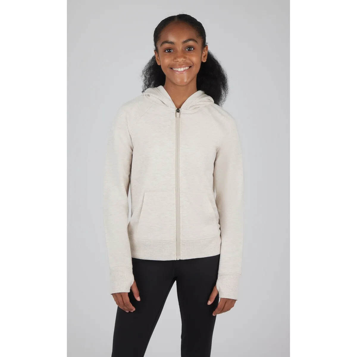Yogalicious Girls Brushed Inside Hoodie Jacket sold by Zulily product image thumbnail 4