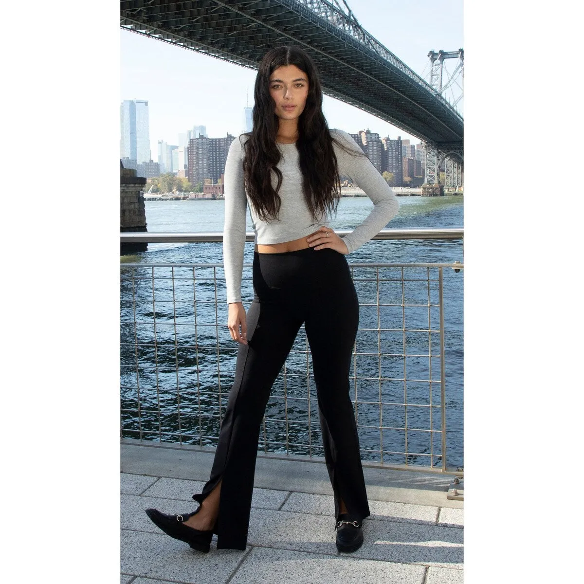 90 Degree By Reflex Lux Mia Flare Pant sold by Zulily product image thumbnail 2