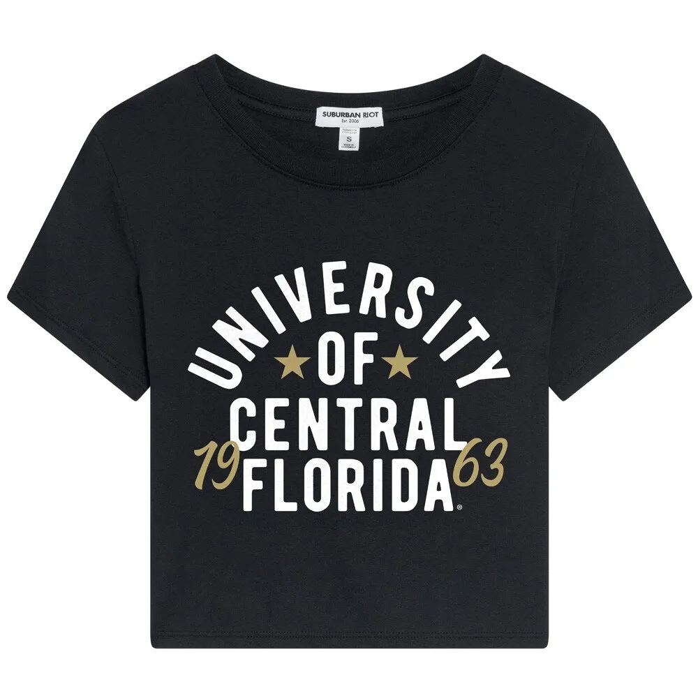 University of Central Florida Classic Script Women's Short Sleeve Crop Top sold by Zulily product image thumbnail 5