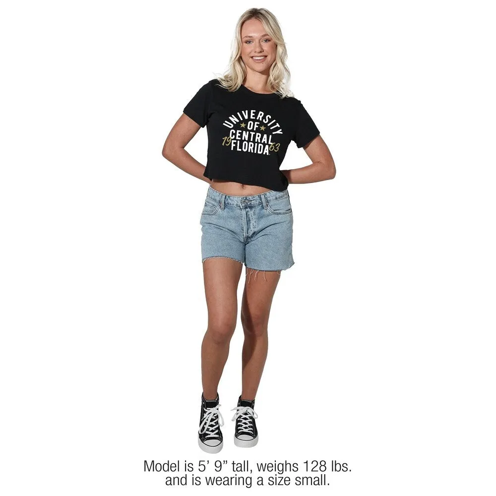 University of Central Florida Classic Script Women's Short Sleeve Crop Top sold by Zulily product image thumbnail 3