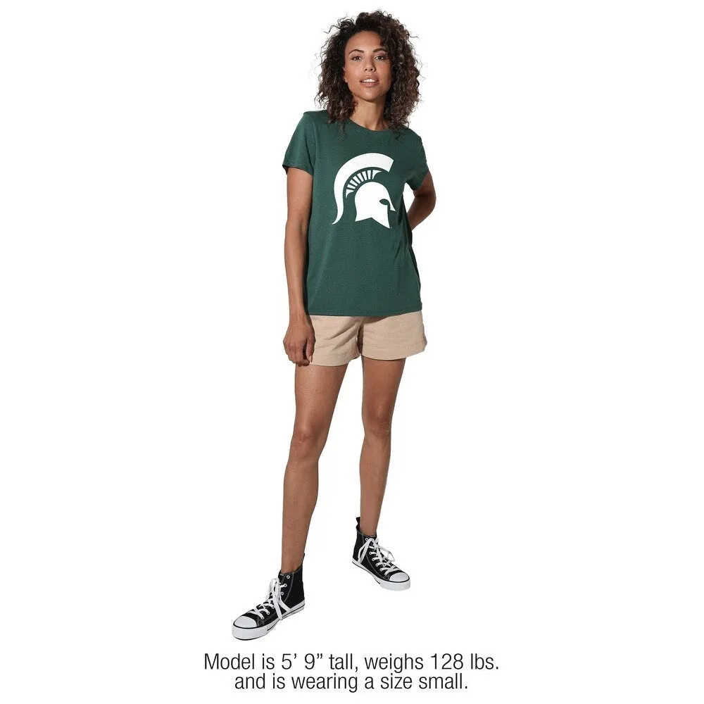 Michigan State University Classic Script Loose Women's Tri-Blend Short Sleeve T-Shirt sold by Zulily product image thumbnail 4