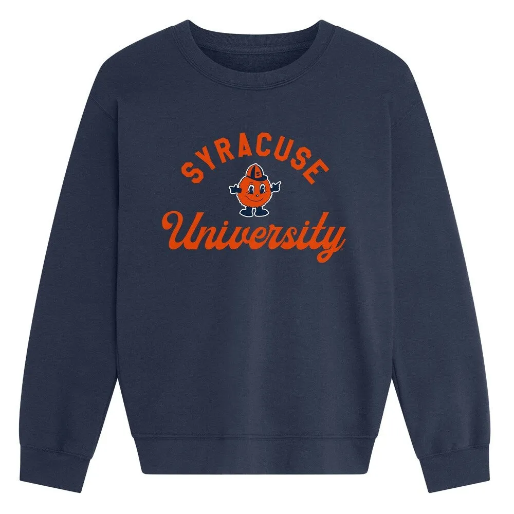 Syracuse University Classic Script Willow Women's Long Sleeve Fleece Sweatshirt sold by Zulily product image thumbnail 2