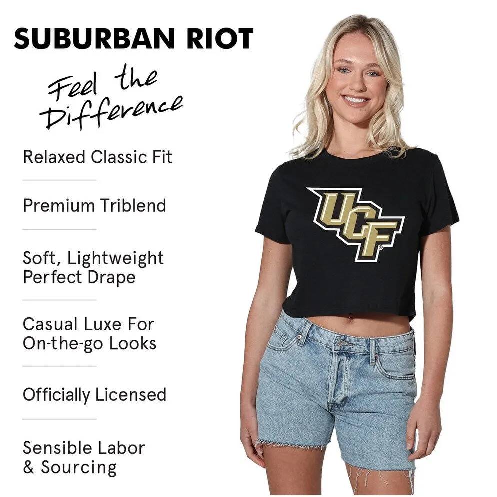 University of Central Florida Traditional Women's Short Sleeve Crop Top sold by Zulily product image thumbnail 5