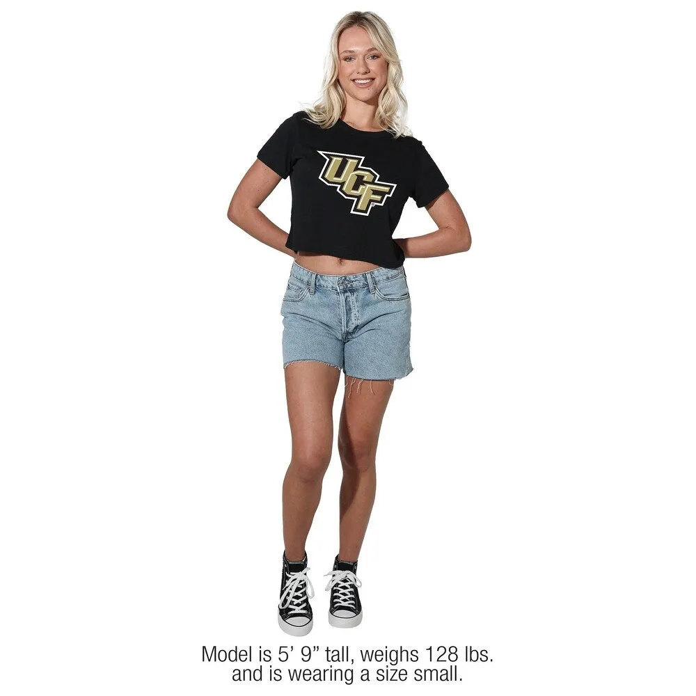 University of Central Florida Traditional Women's Short Sleeve Crop Top sold by Zulily product image thumbnail 4