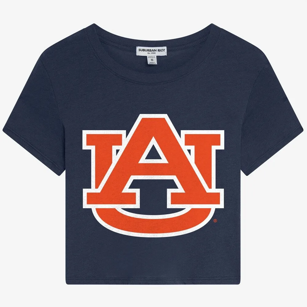 Auburn University Traditional Women's Short Sleeve Crop Top sold by Zulily product image thumbnail 2