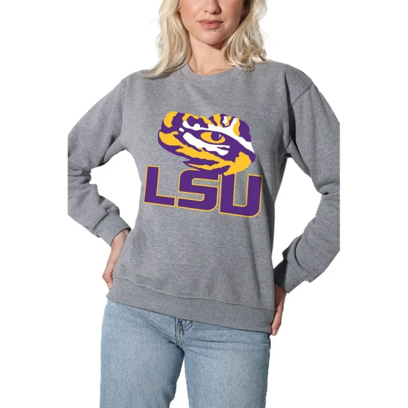 Louisiana State University Traditional Willow Women's Long Sleeve Fleece Sweatshirt sold by Zulily