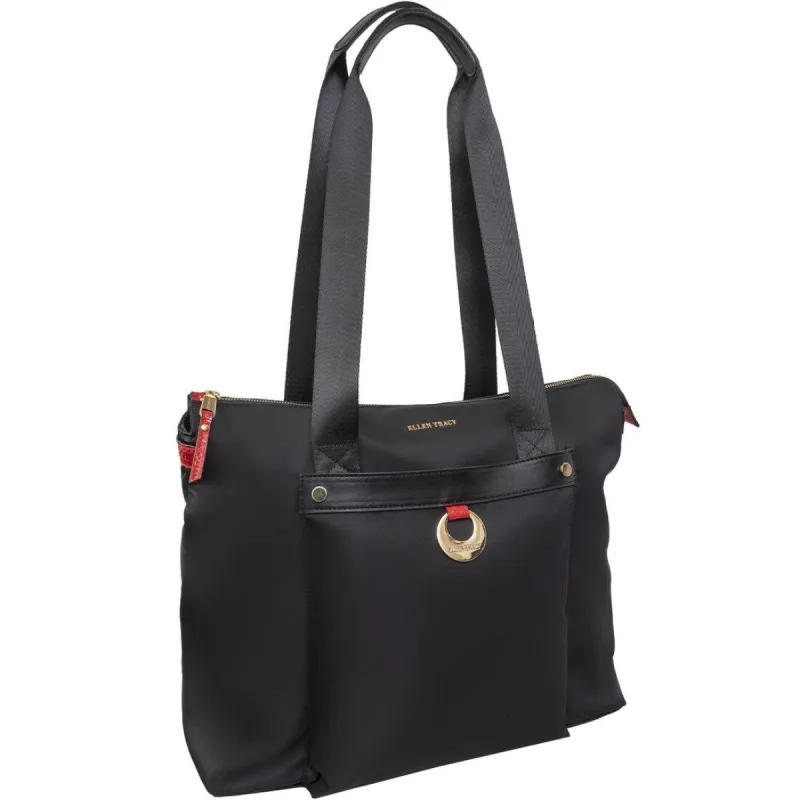 Ellen Tracy Nylon Double Handle Shoulder Tote sold by Zulily