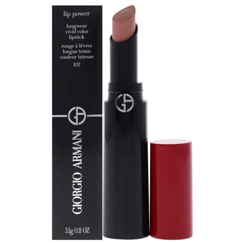 Lip Power Longwear Vivid Color Lipstick - 102 Romanza 0.11oz by Giorgio Armani for Women - 102 Romanza - 0.11 oz sold by Zulily