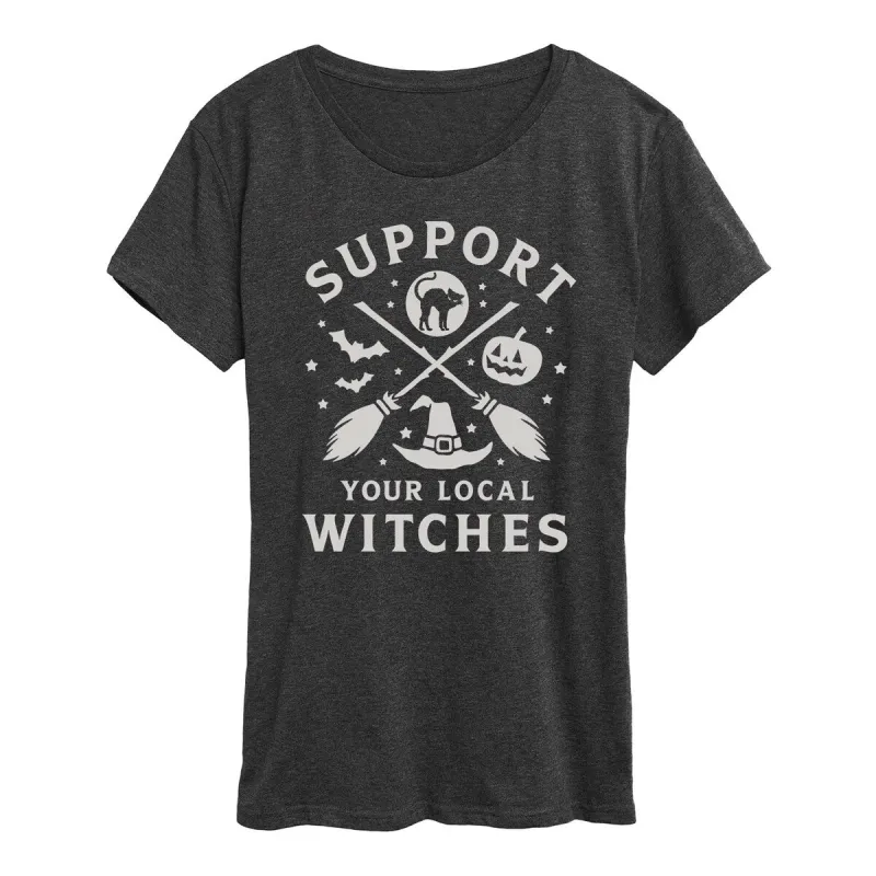 Support Your Local Witches Plus Tee sold by Zulily