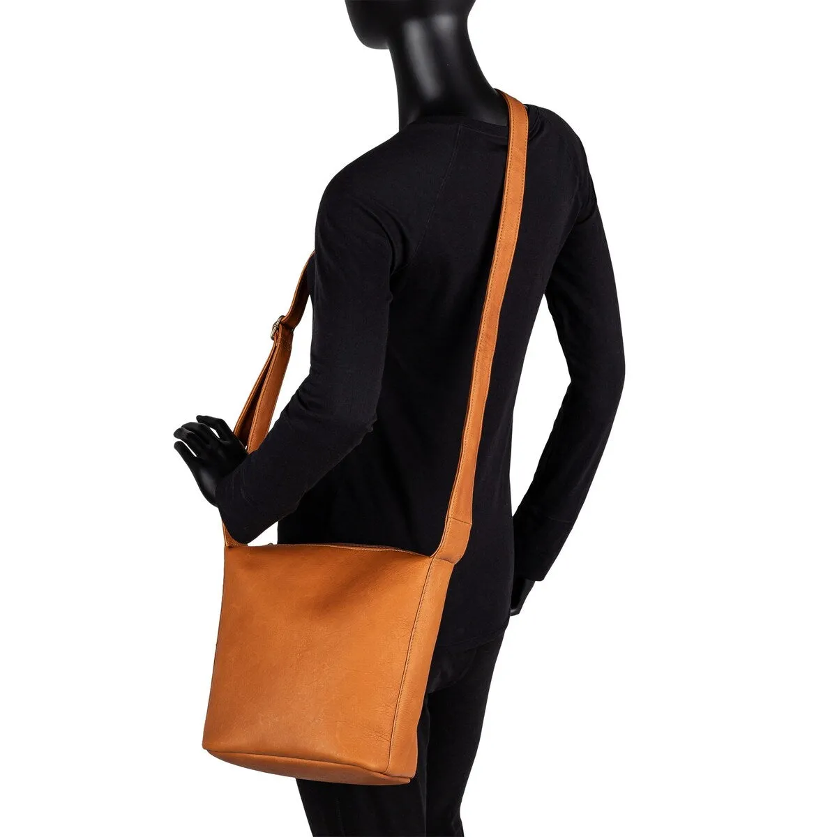 Le Donne Leather Side Zip Crossbody sold by Zulily product image thumbnail 2