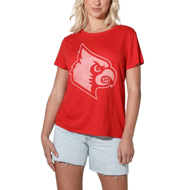 University of Louisville Primary Women's Loose T Shirt sold by Zulily