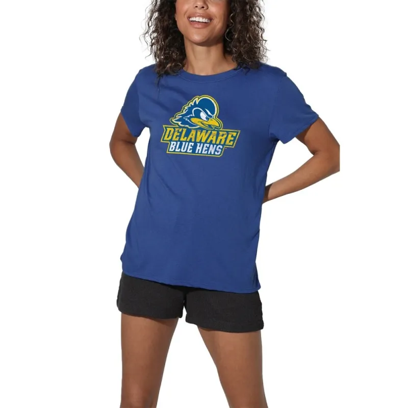 University of Delaware Distressed Primary Logo Women's Loose T Shirt sold by Zulily