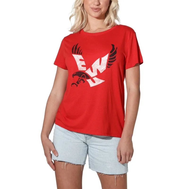 Eastern Washington University Distressed Primary Women's Loose T Shirt sold by Zulily