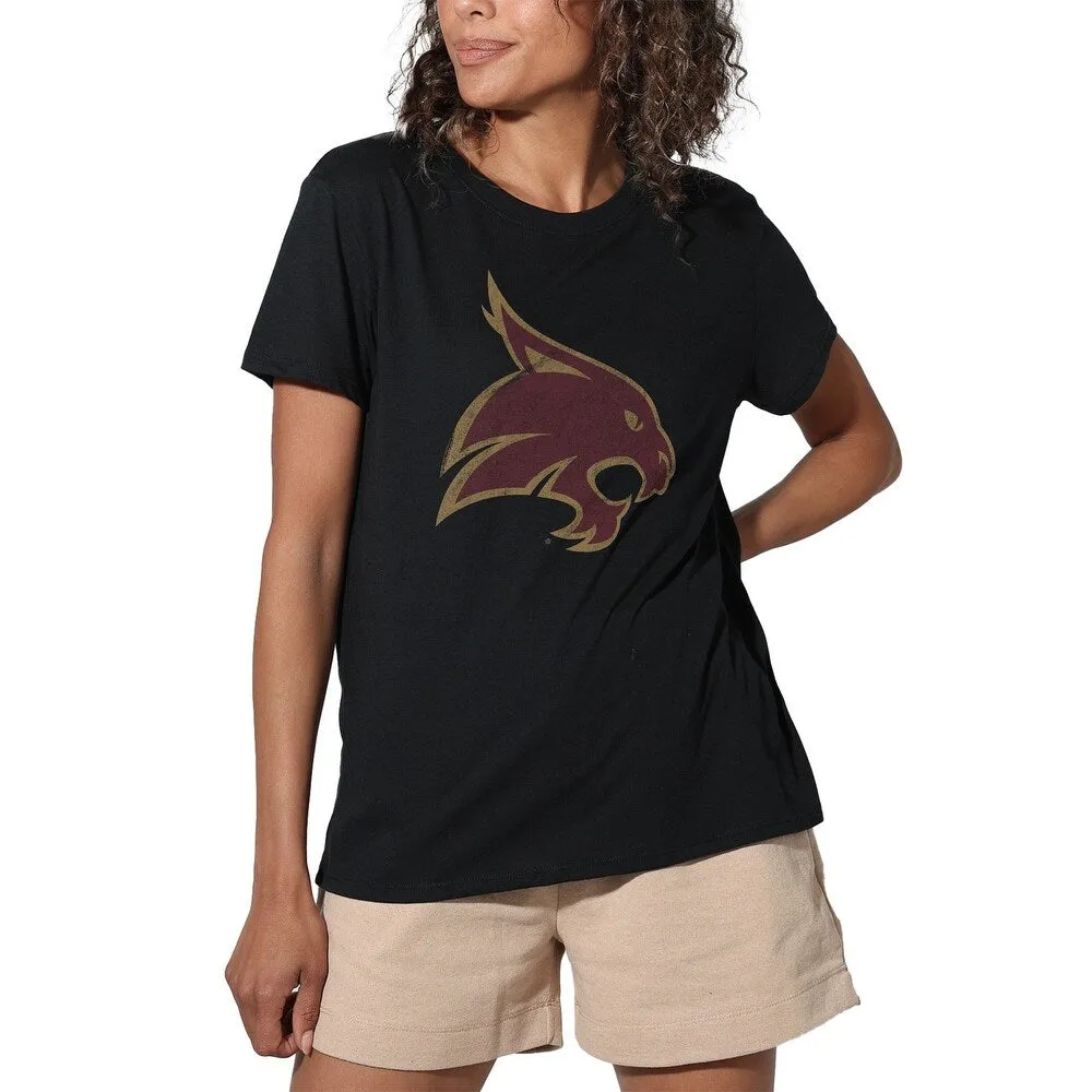 Texas State University Distressed Primary Women's Loose T Shirt sold by Zulily