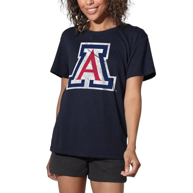 The University of Arizona Distressed Primary Women's Loose T Shirt sold by Zulily