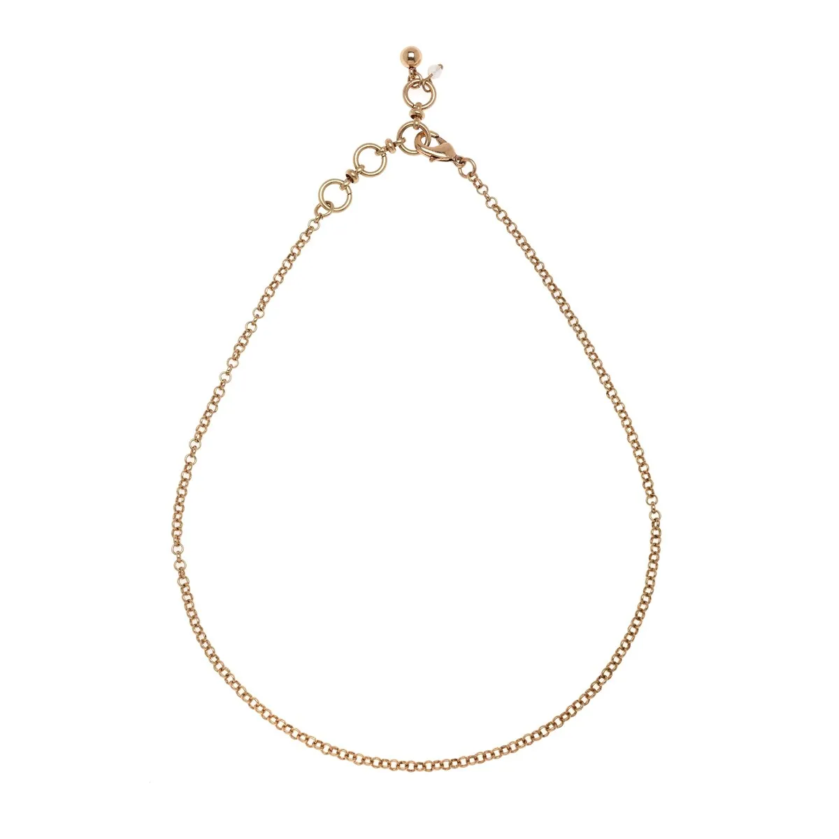 Goldtone Chain Necklace - White sold by Zulily