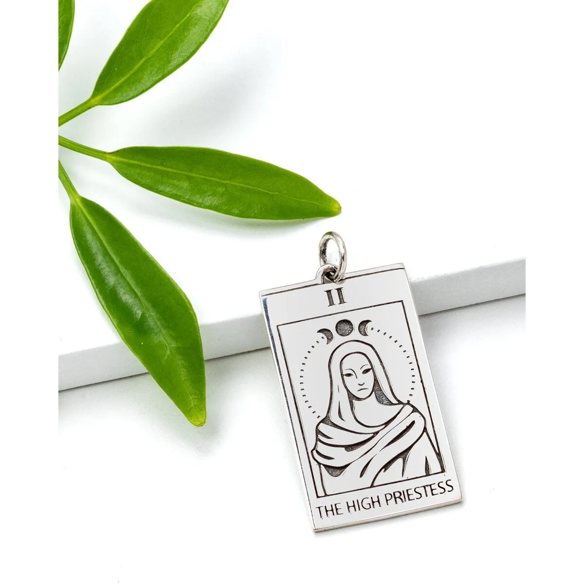 Sterling Silver Strength Lion Tarot Card Pendant sold by Zulily product image thumbnail 5