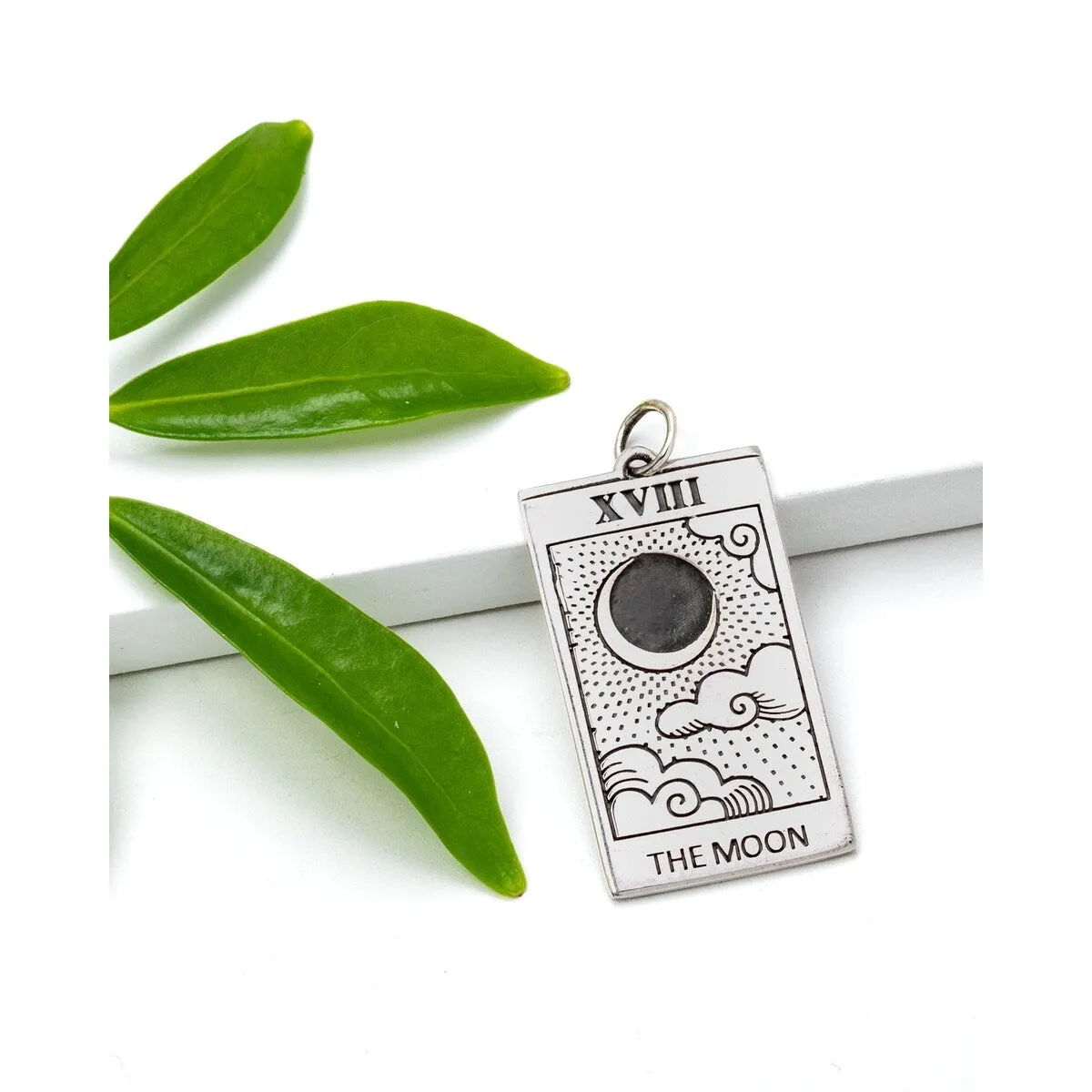 Sterling Silver Strength Lion Tarot Card Pendant sold by Zulily product image thumbnail 4