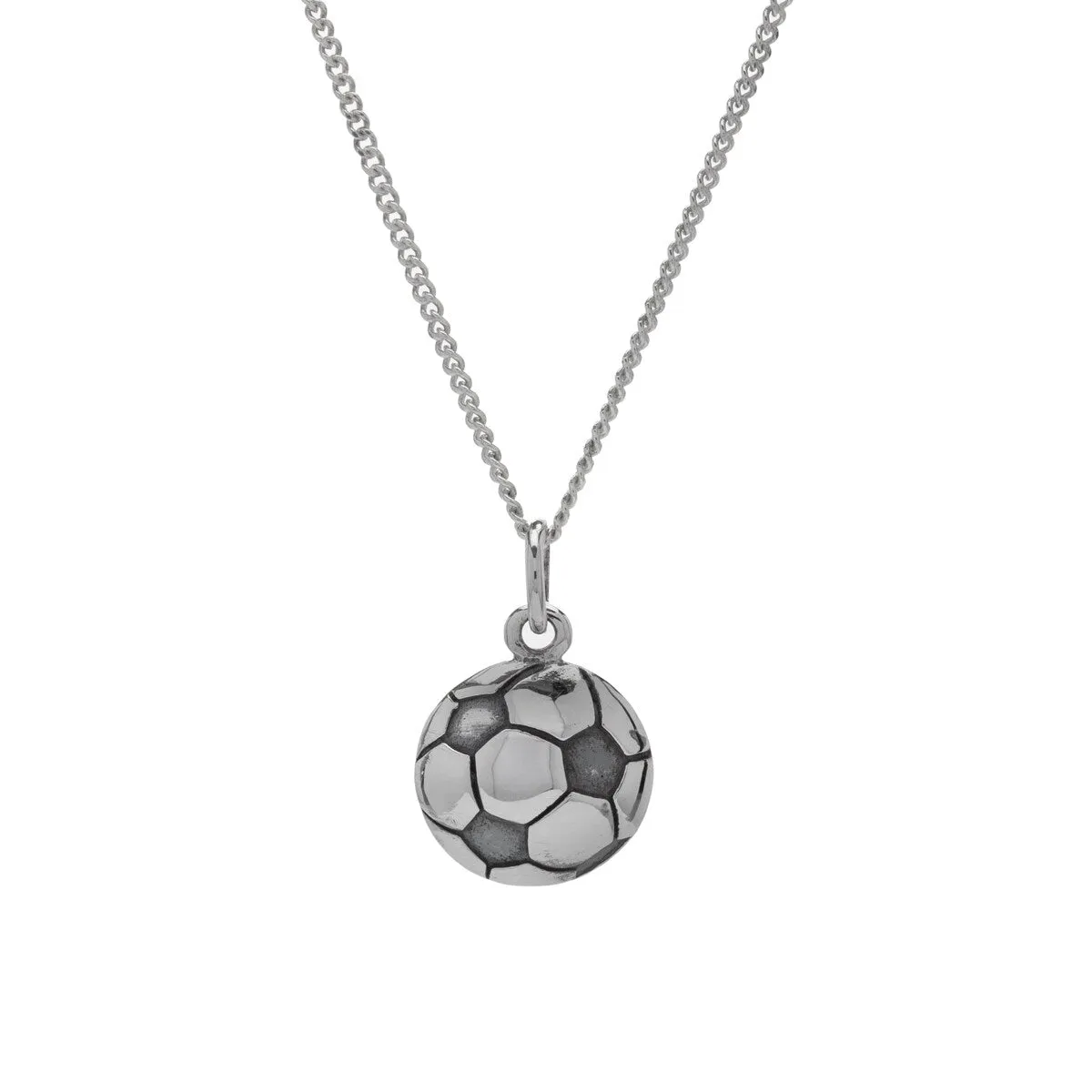 Sterling Silver Openwork Globe Pendant Necklace - White sold by Zulily