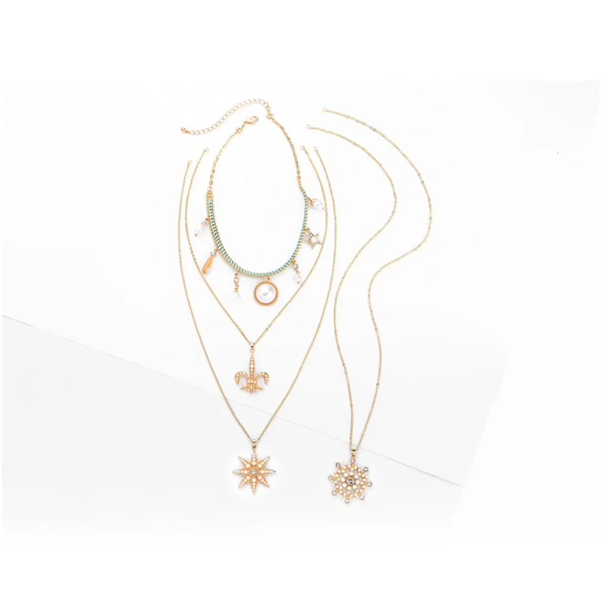 Goldtone Imitation Pearl Interchangeable Layered Necklaces - White sold by Zulily