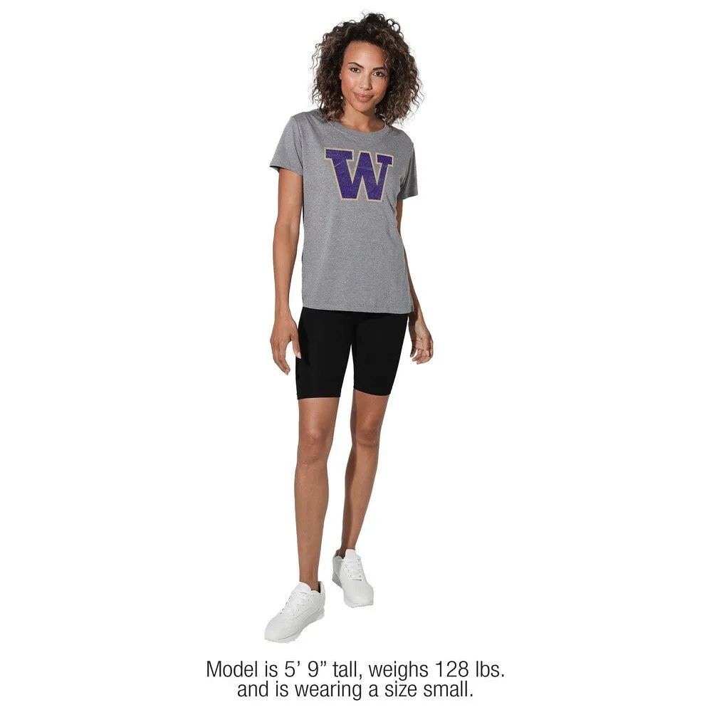 University of Washington Distressed Primary Logo Women's Loose T Shirt sold by Zulily product image thumbnail 5