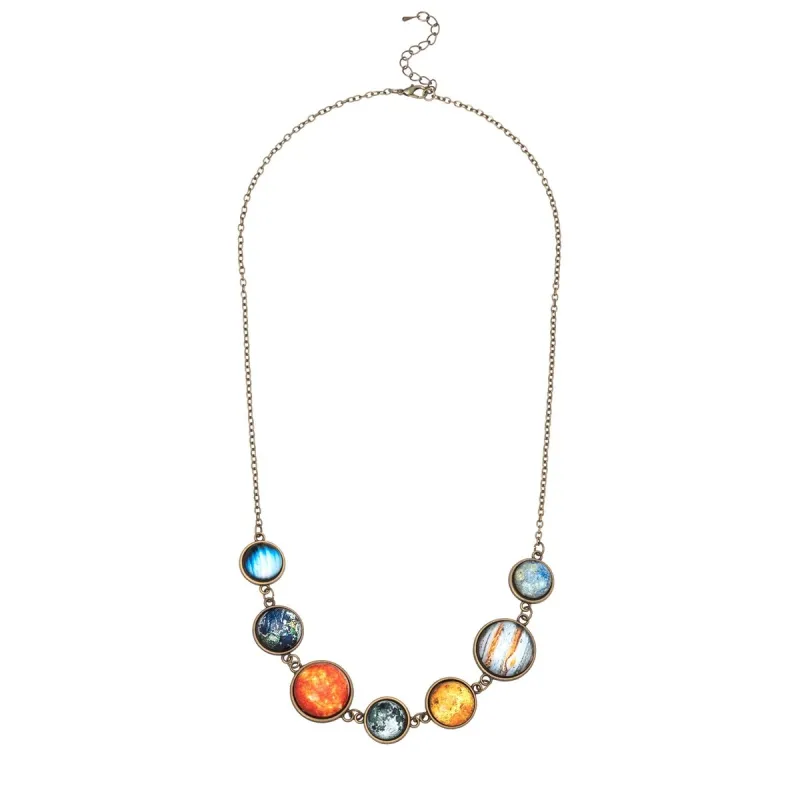Solar System Planet Necklace - White sold by Zulily