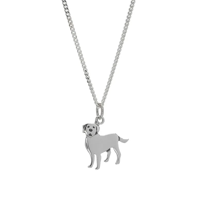 Sterling Silver Labrador Dog Pendent Necklace sold by Zulily