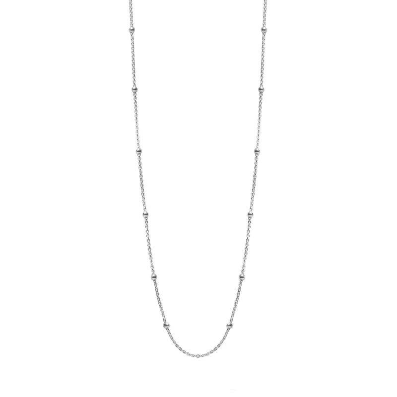 Sterling Silver Dainty Ball Chain Necklace - Ag Sterling - White sold by Zulily