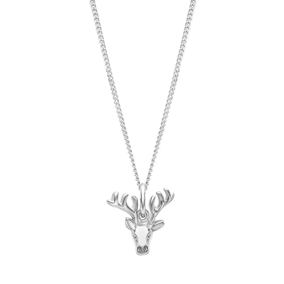 Sterling Silver Reindeer Pendant Necklace sold by Zulily