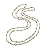 Multi Colored Long Freshwater Pearl Strand Necklace - White sold by Zulily