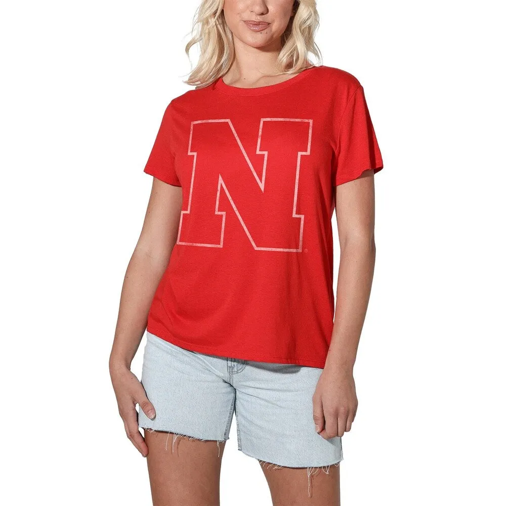 University of Nebraska Primary Women's Loose T Shirt sold by Zulily
