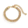 Goldtone & Clear Crystal Necklace And Bracelet Set - White sold by Zulily