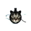 Cat Pendant Necklace - White sold by Zulily