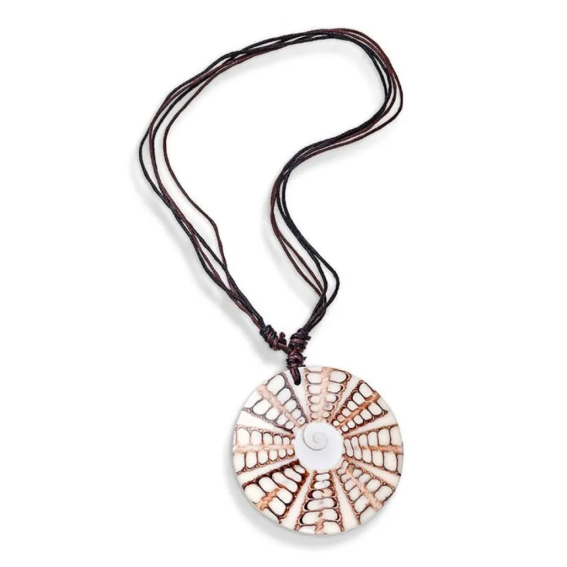 White Shell Necklace sold by Zulily