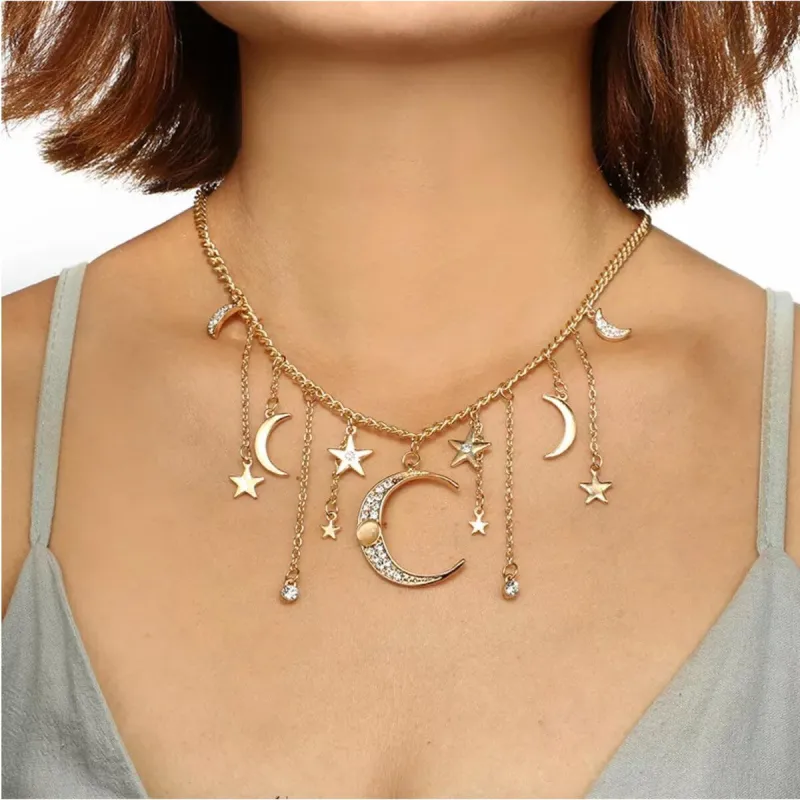 Moon Necklace - White sold by Zulily