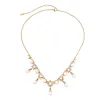 Goldtone Imitation Pearl Statement Necklace - White sold by Zulily