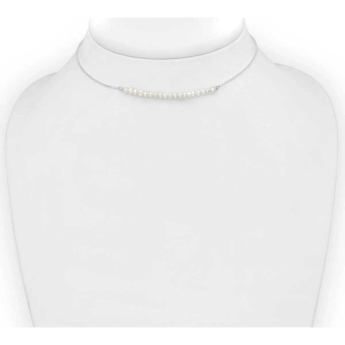 Sterling Silver Freshwater Pearl Choker Necklace sold by Zulily
