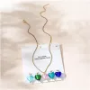 Goldtone & Multi Coloured Mix & Match Heart Charm Pendant Necklace - White sold by Zulily