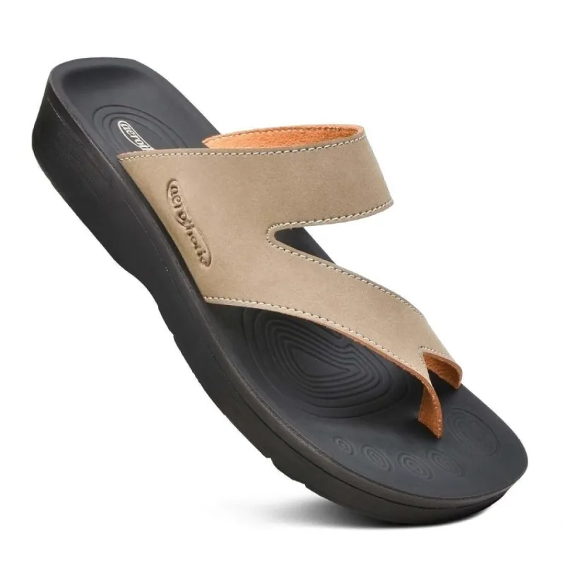 Aerothotic Odal Split Toe Women's Arch Support Sandal sold by Zulily