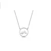Sterling Silver Circular Mountain Pendant Necklace sold by Zulily