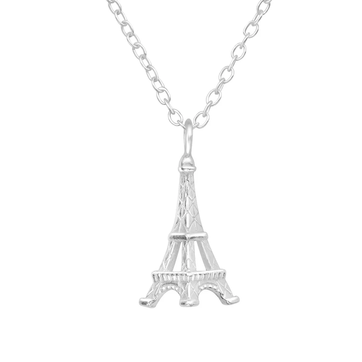 Sterling Silver Dainty Eiffel Tower Pendant Necklace - Ag Sterling sold by Zulily