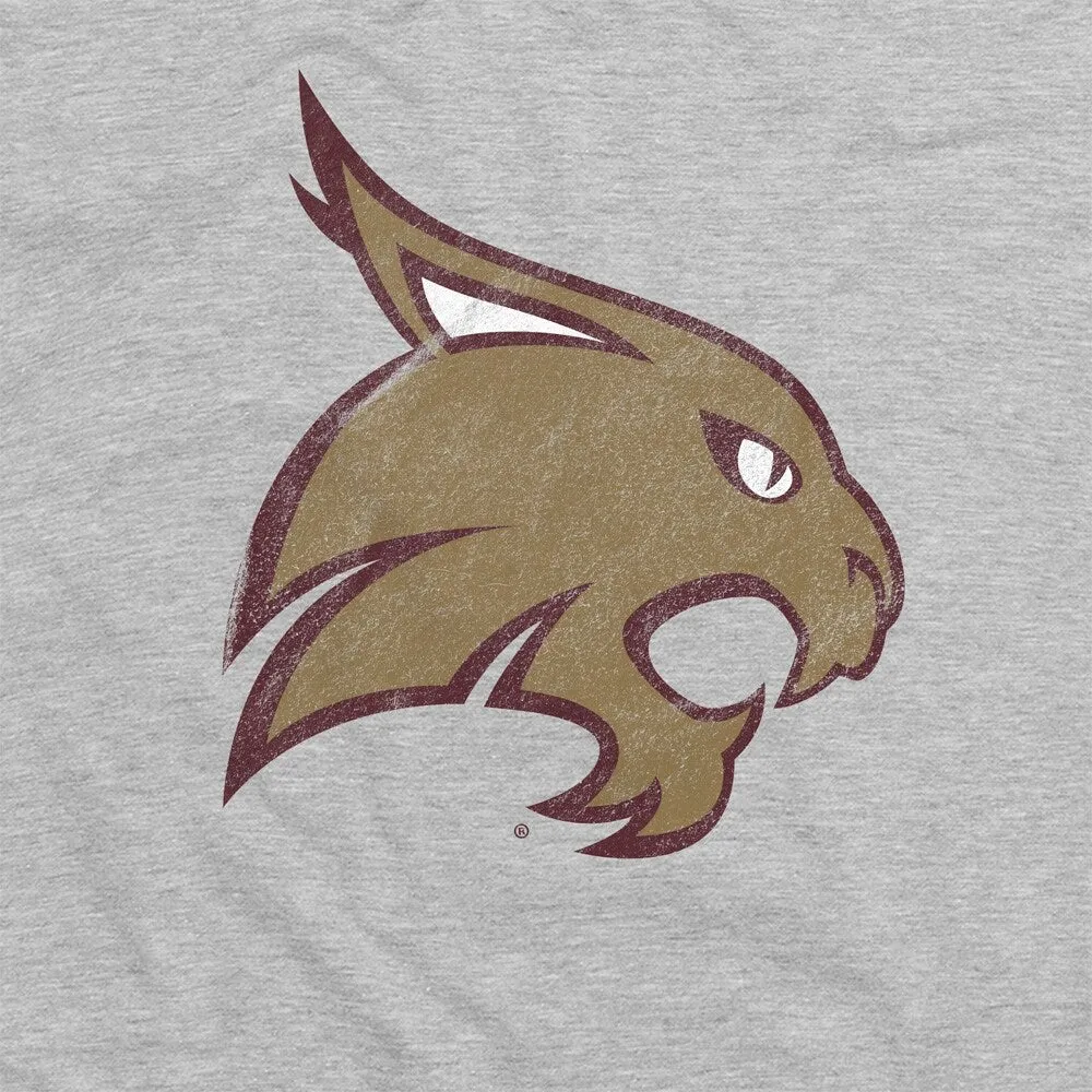 Texas State University Primary Logo Unisex Adult Heathered Premium T Shirt sold by Zulily product image thumbnail 3