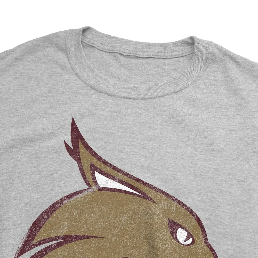 Texas State University Primary Logo Unisex Adult Heathered Premium T Shirt sold by Zulily product image thumbnail 4