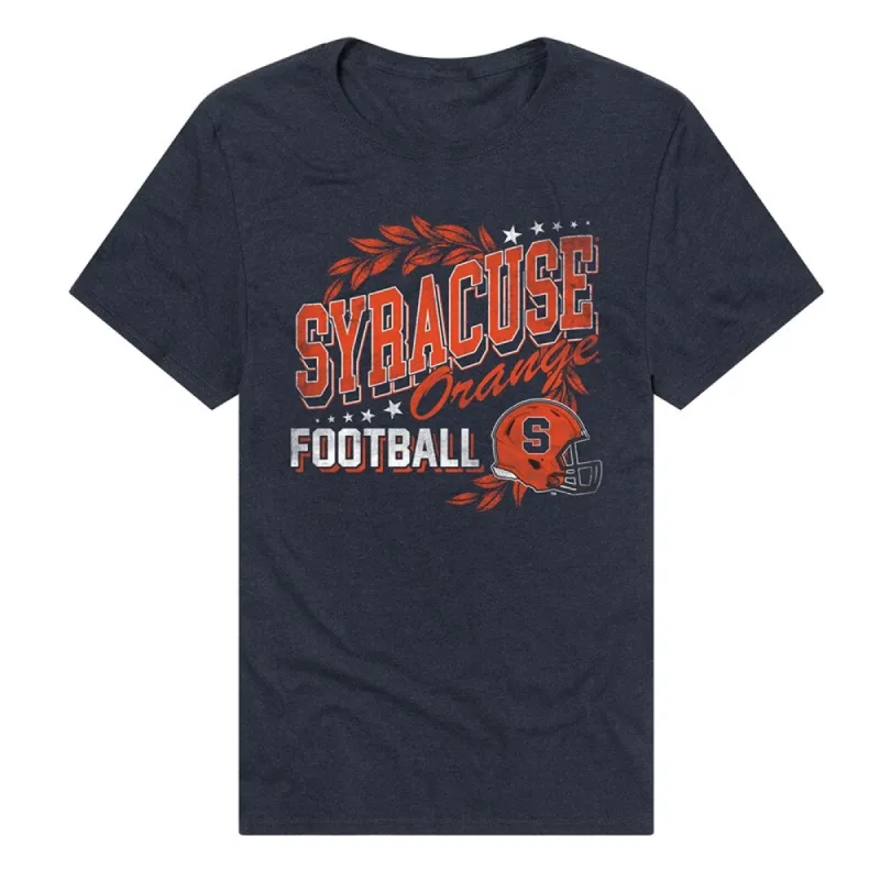 Syracuse University Orange Classic Football Unisex Adult Heathered Premium T Shirt sold by Zulily