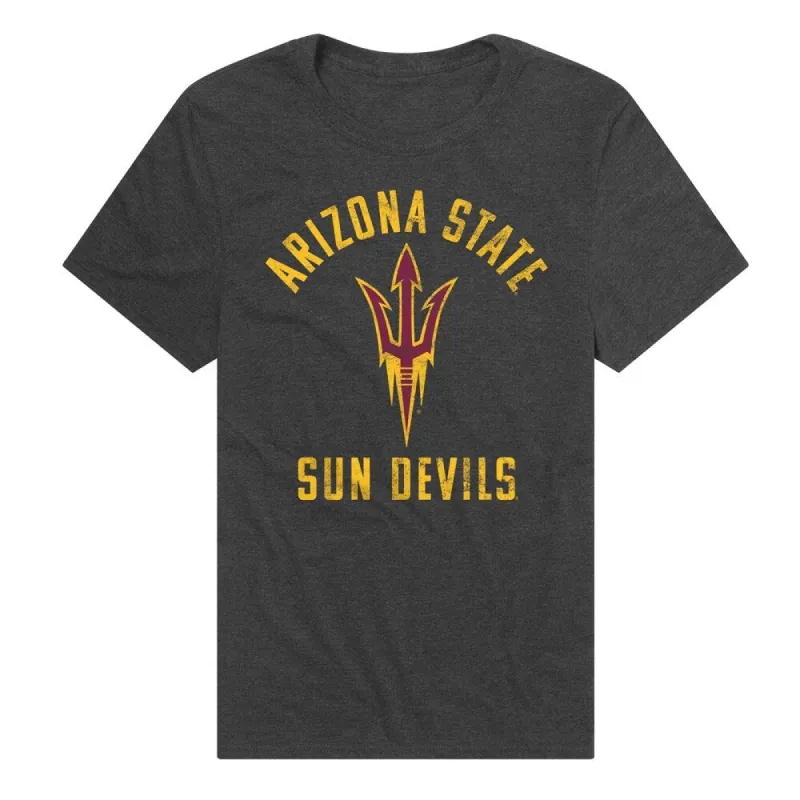 Arizona State Sun Devils Unisex Adult Heathered Premium T Shirt sold by Zulily